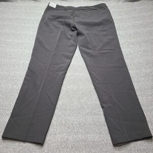 Zac & Rachel Pants Womens 12 Black Slim Leg Stretch Bond 18 Dress Career Work